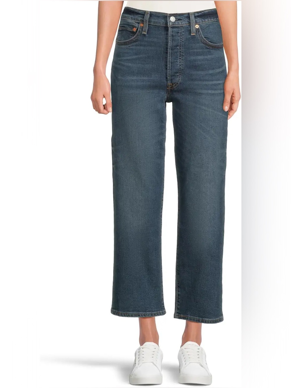 Levi’s Ribcage Straight Ankle Jeans - Dial Up The Music Size 29x27